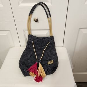 Stylish Black and Tan Women's Bag